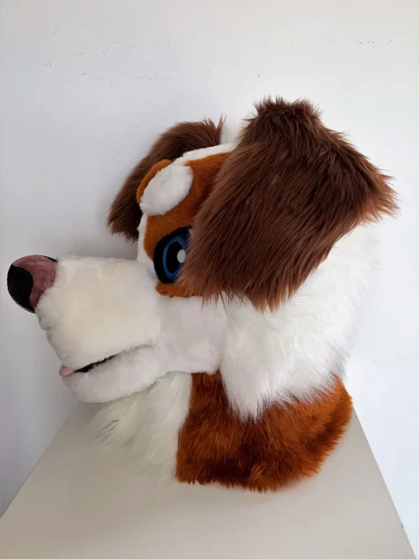 Brown Steet Dog Fursuit Head And Hand Paws - Image 5